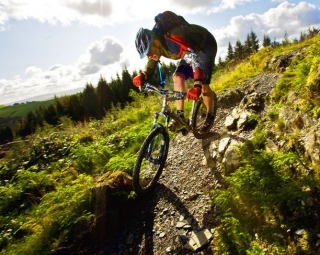  Bicicleta de cerro en el valle de Claree 